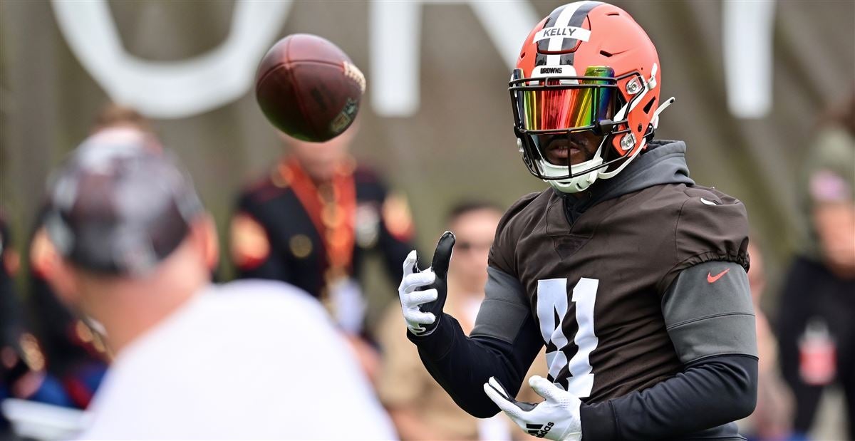 John Kelly Cleveland Browns Nike Practice-Used #41 Brown Jersey