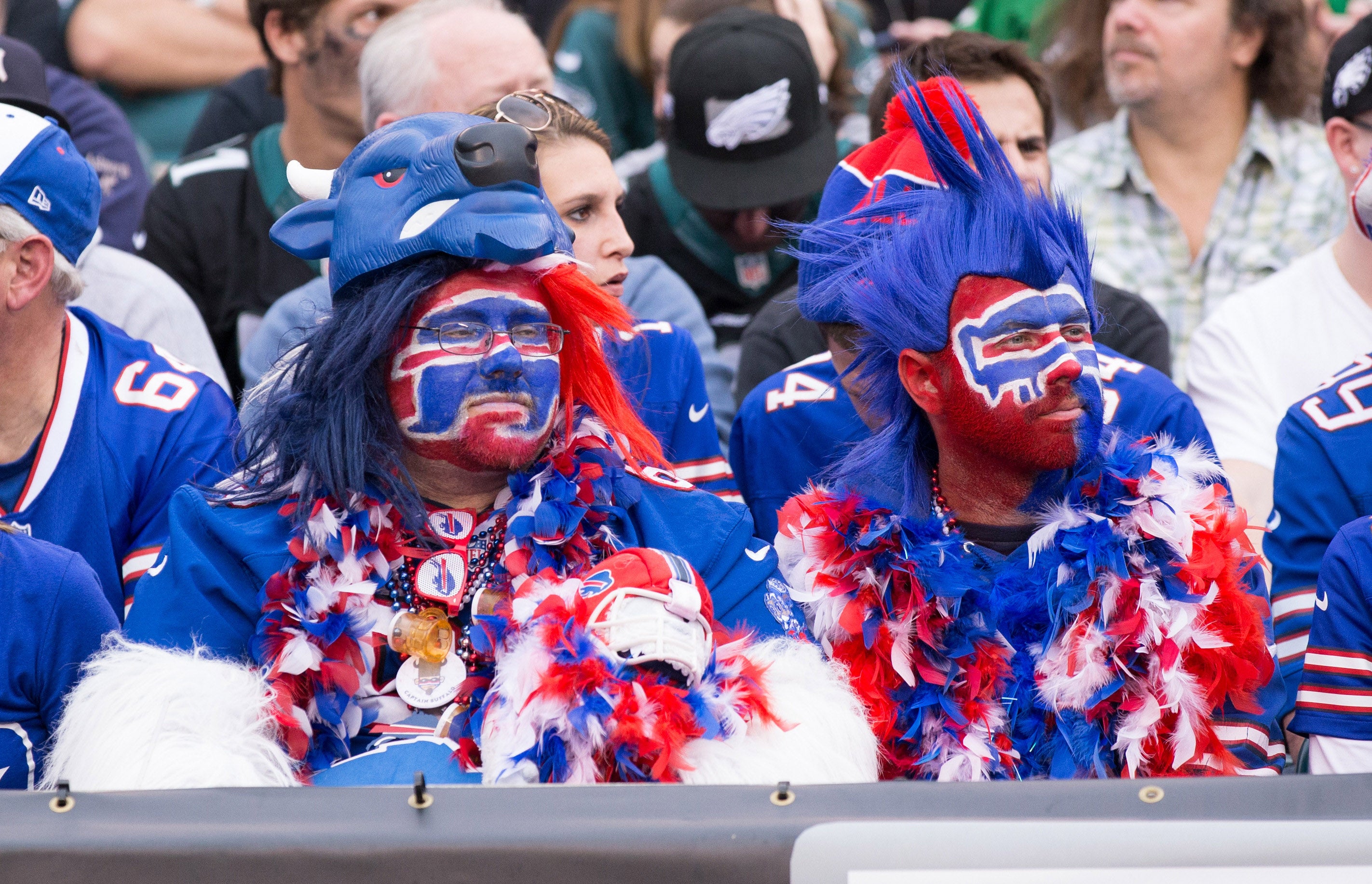 Watch this Buffalo Bills fan get slammed through a table