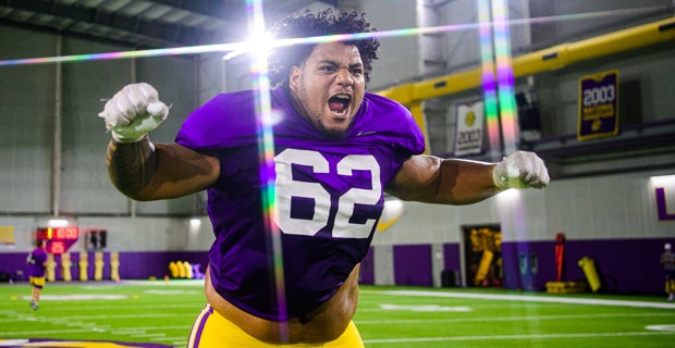 LSU breaks out purple jerseys for first time since 2019; Team says to  expect a faster offense on Saturday