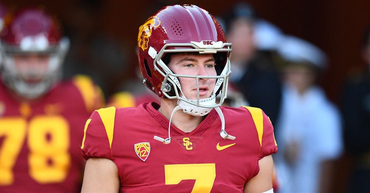USC coach Lincoln Riley blown away by progress of QB Miller Moss
