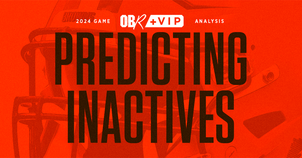 Predicting The Cleveland Browns Inactives Los Angeles Chargers