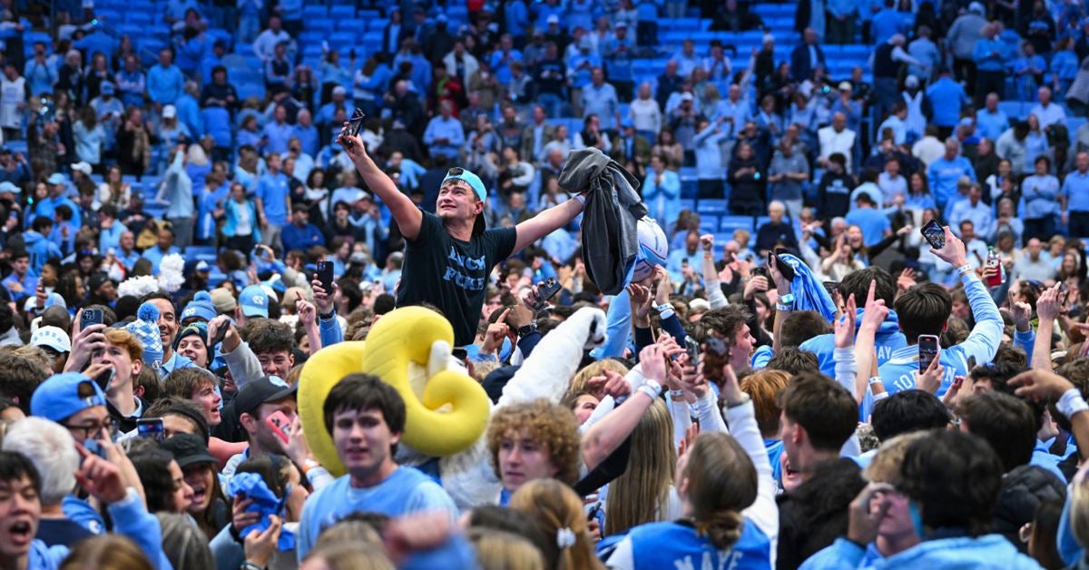 UNC Court Storming After Duke Win Leads to Reported Injuries, Apology From Athletic Director - 247Sports