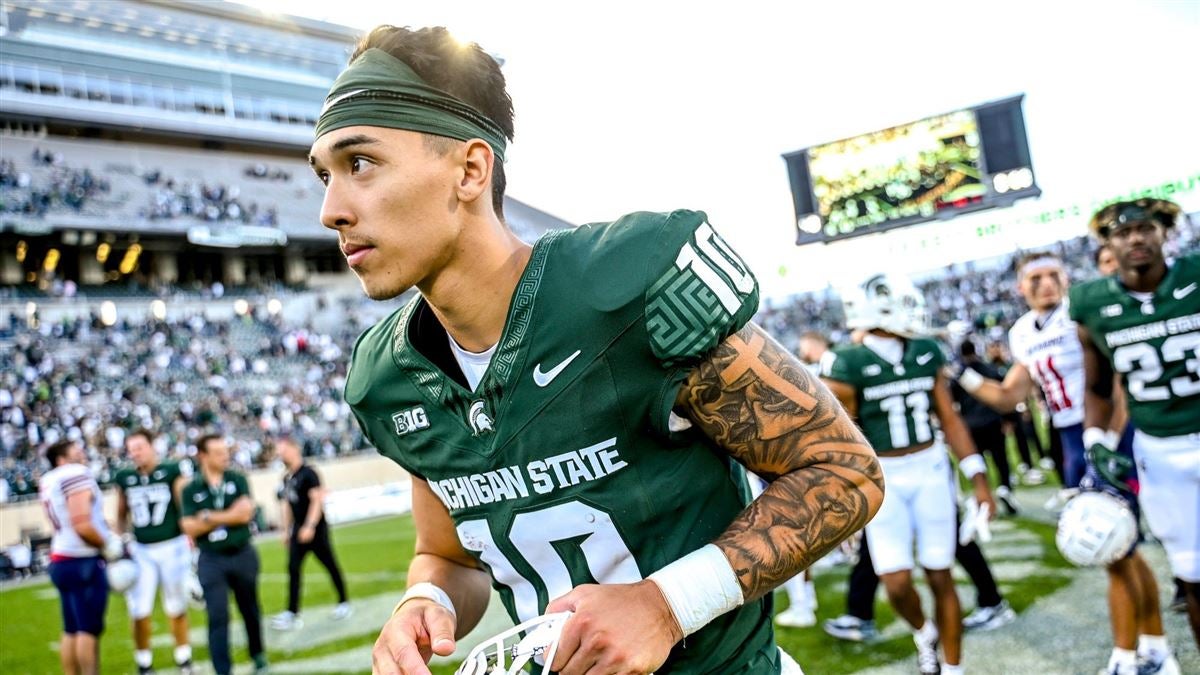 Michigan State QB Noah Kim named Big Ten Offensive Player of the Week