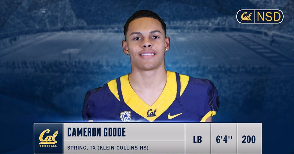 Cameron Goode Signs With Cal