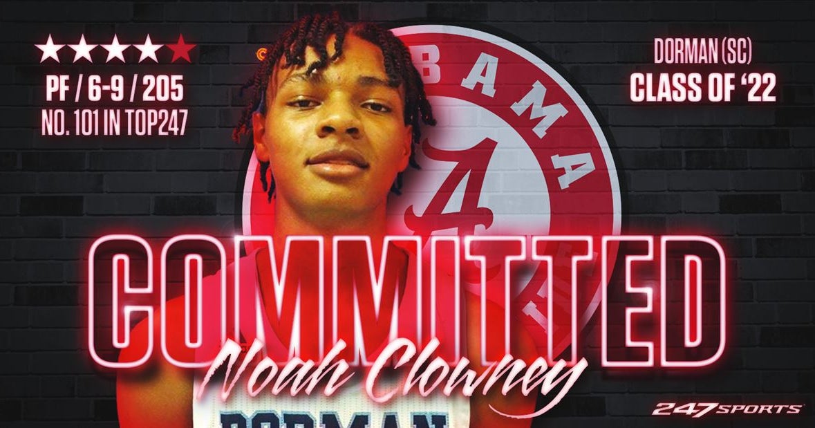 2022 four-star forward Noah Clowney commits to Alabama