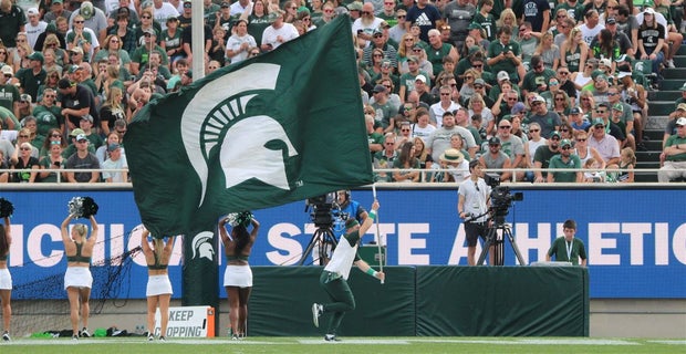 Watch: MSU players celebrate, sing fight song after 52-0 win over Akron