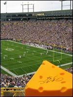 Brett Favre Card of Retired No. 4 Unveiling Lambeau w/Ticket Holder Letter