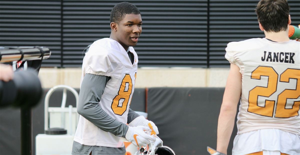 Kaleb Webb makes most of opportunity in Vols' receiving corps - VolReport