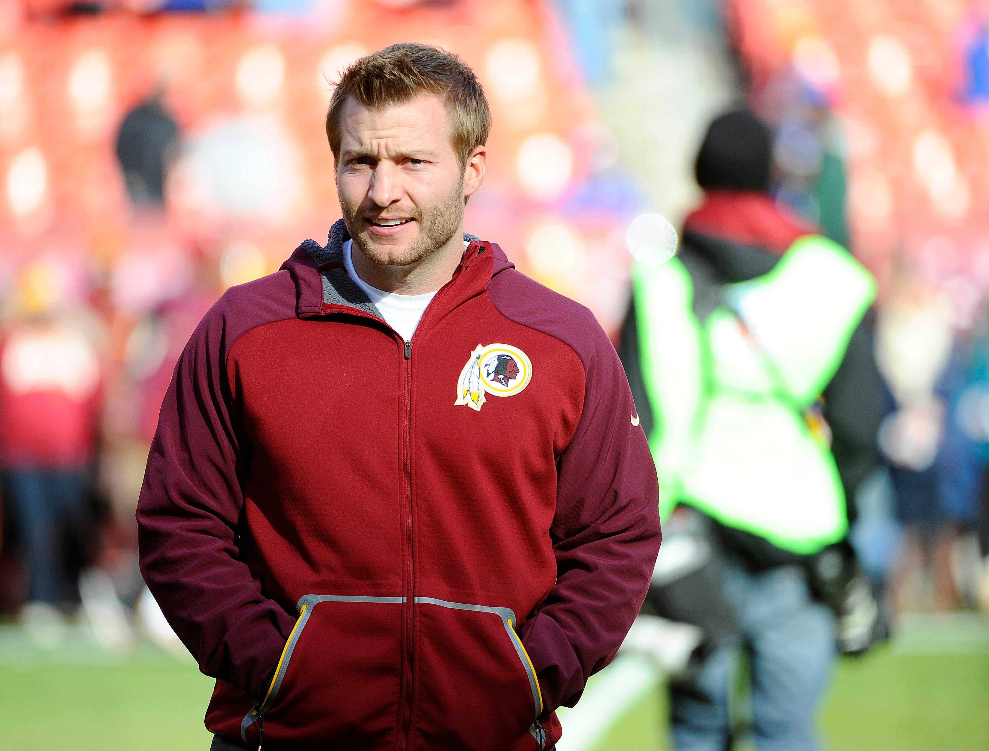 As Rams HC Sean McVay smiles at a 6.5 win projection, trouble