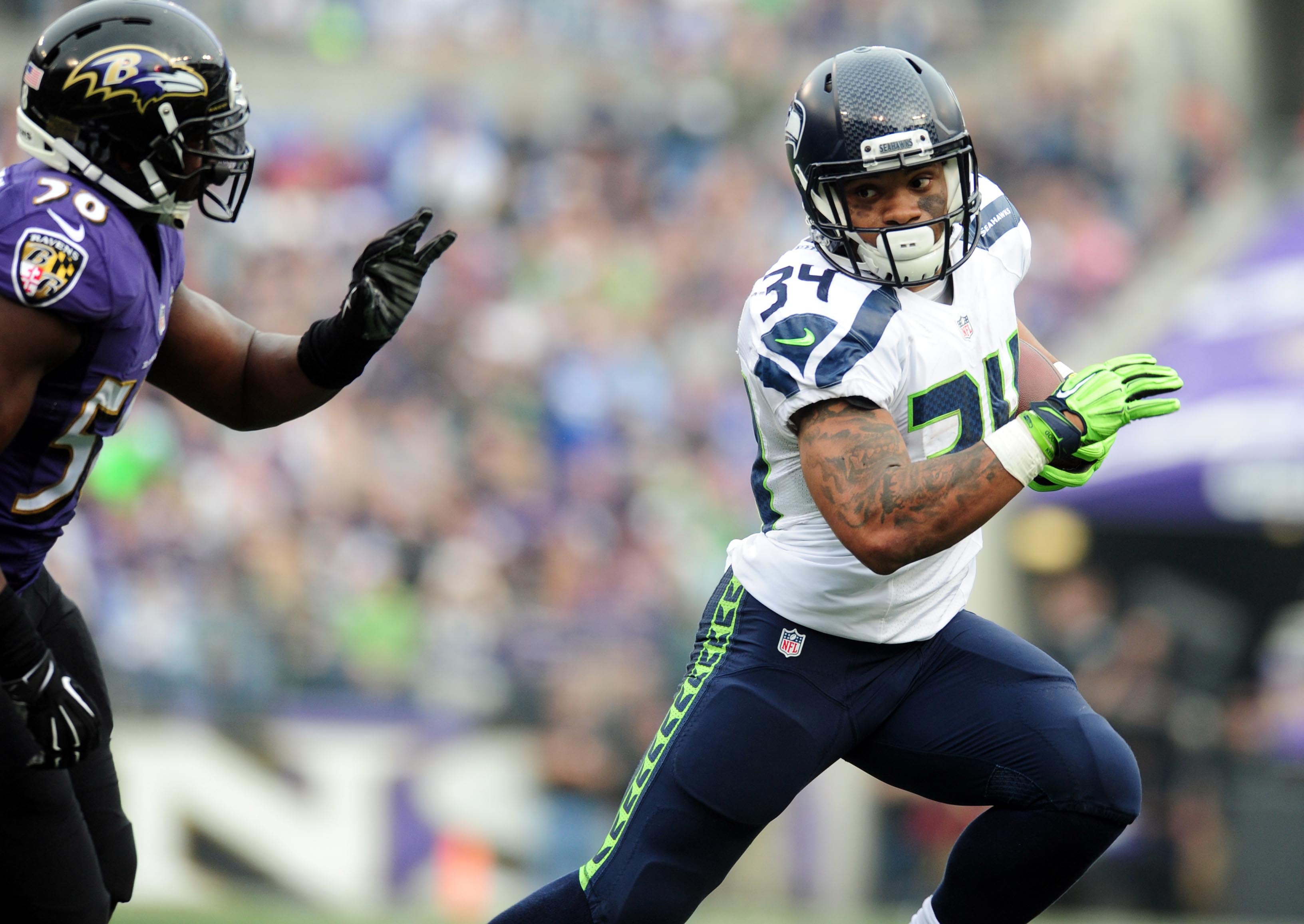 Thomas Rawls top RB on Seahawks depth chart, but Week One status