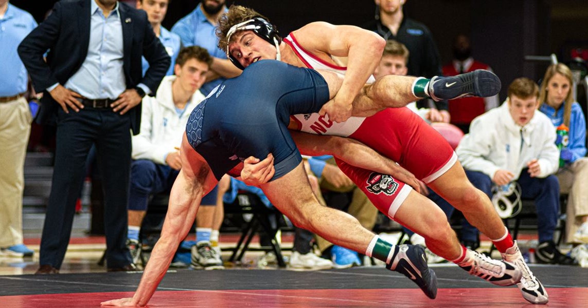 NC State wrestling dominates UNC for 8th straight win in rivalry