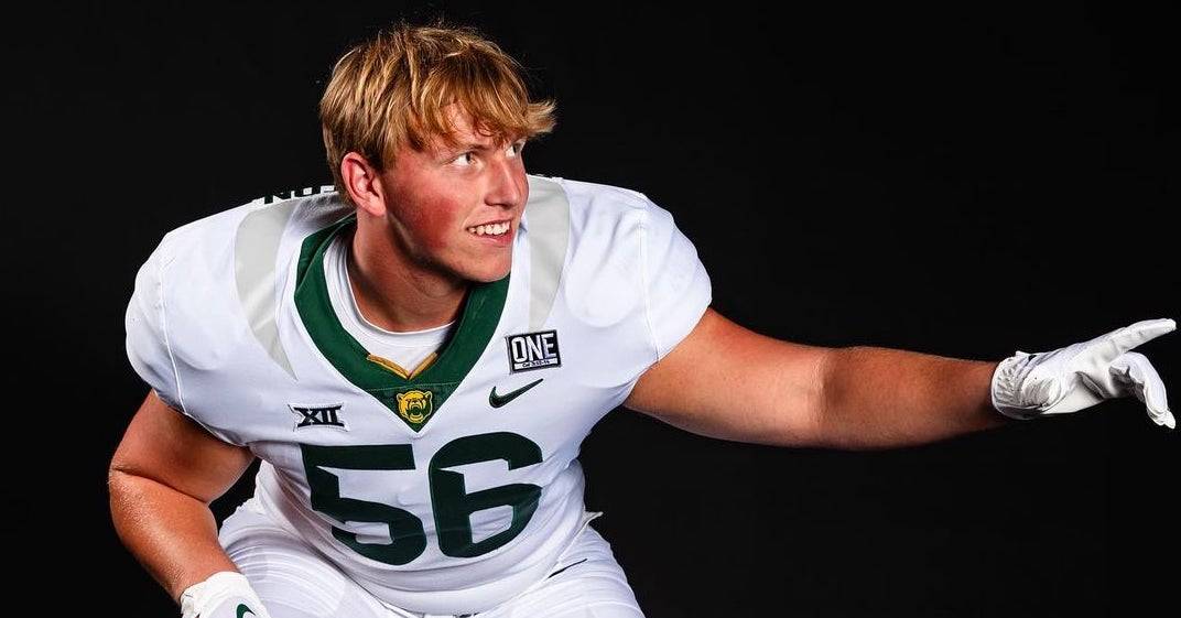 Three-star offensive lineman Harrison Cluff commits to Baylor