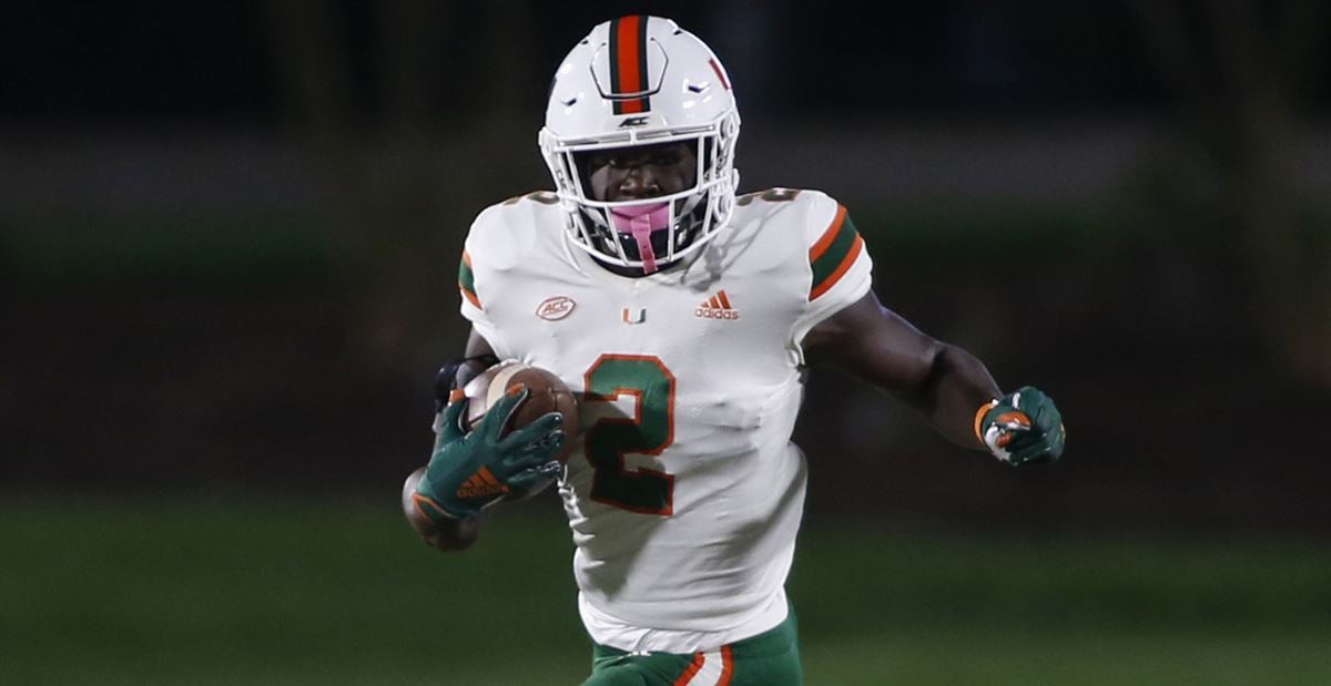 Miami Hurricanes WR depth chart entering 2022 spring practice