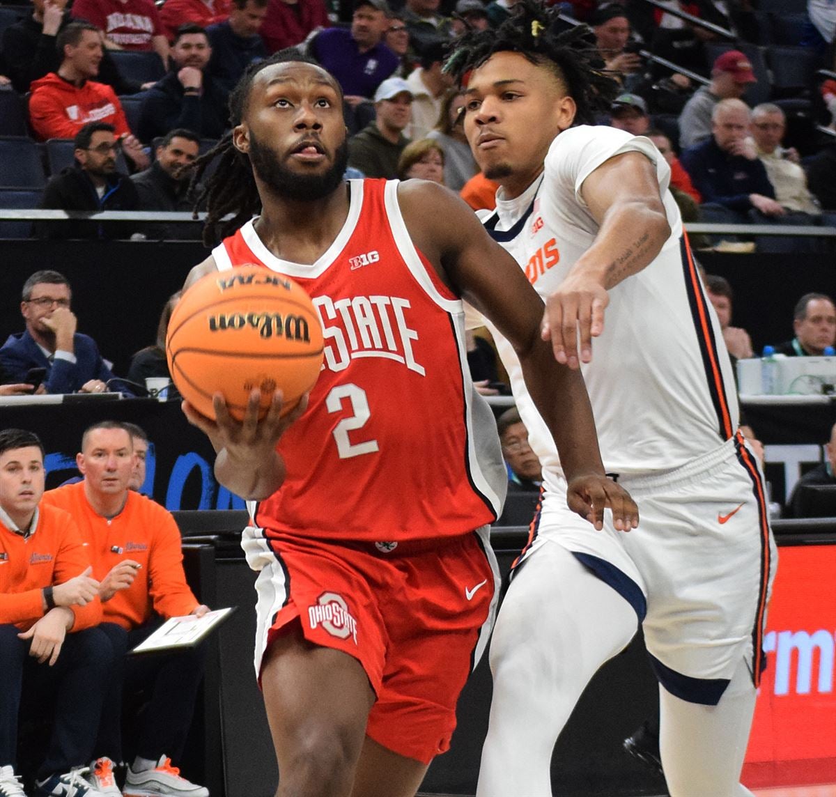 Buckeyes' late-season run comes to an end with 77-74 loss to Illinois ...