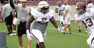 Scenes from Aggieland: A&M on Kyle Field ahead of scrimmage Scenes from Aggieland: A&M on Kyle Field ahead of scrimmage