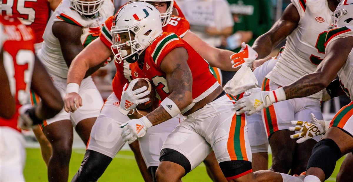 XFL Center on X: D.C. Defenders sign RB Cam'Ron Harris. Harris played  college ball at Miami, where he ran for 1,794 yards on 339 carries in 38  games before going undrafted in