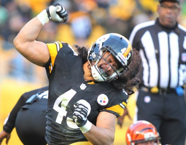 INTERNATIONAL SERIES STEELERS TROY POLAMALU GAME