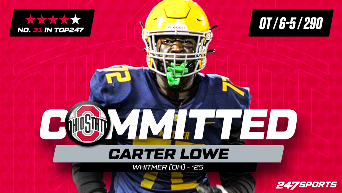 Elite O-tackle Carter Lowe commits to Ohio State
