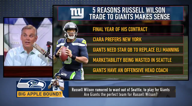 New York Giants: Russell Wilson in the Big Apple isn't happening