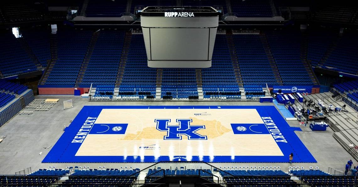 New court at Rupp Arena being replaced after just two games