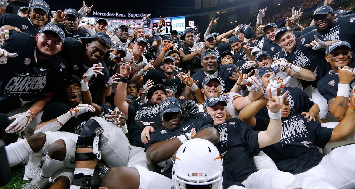 Ehlinger runs for 3 scores as Texas shocks Georgia in Sugar Bowl