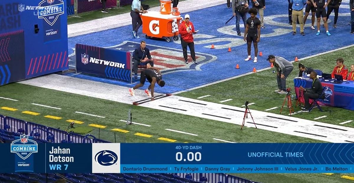 How Penn State Receiver Jahan Dotson ran his fastest 40-yard dash time in  2021 - Sports Illustrated Penn State Nittany Lions News, Analysis and More