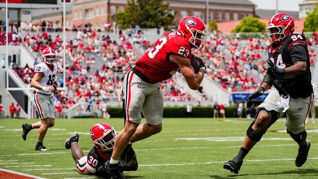 How Georgia tight end Jaden Reddell earned first touchdown of G-Day