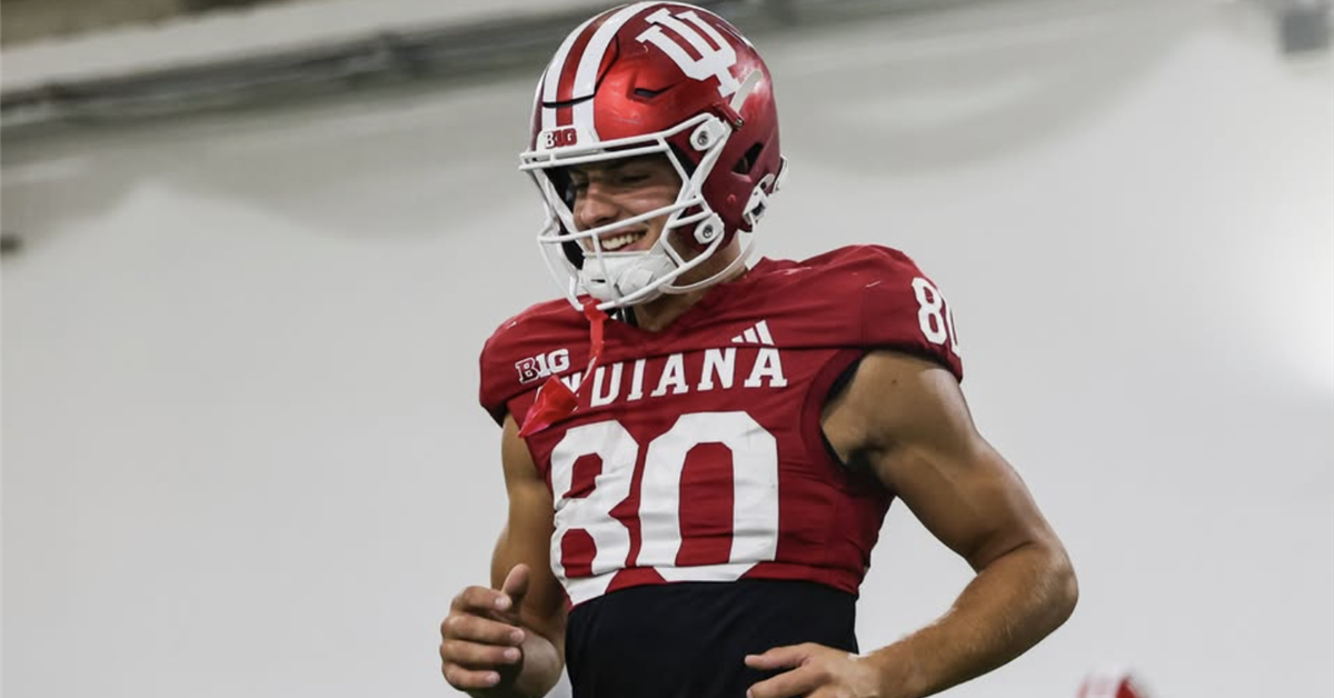 Indiana WR Charlie Becker donating $1,000 for every touchdown he scores in 2026 season
