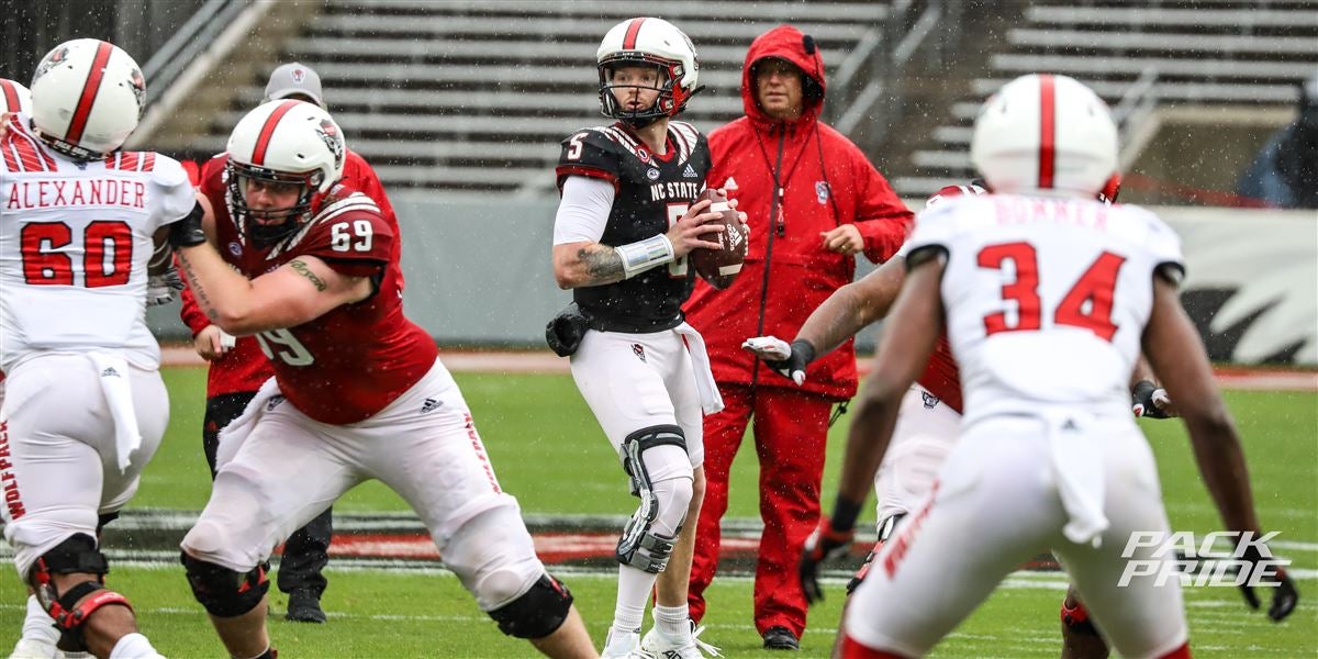 Brennan Armstrong, Davin Vann discuss NC State Spring Game