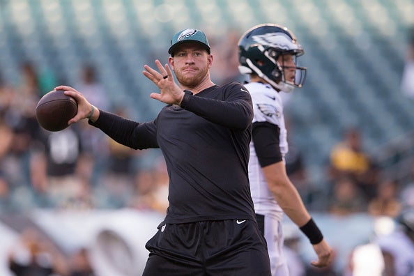 Carson Wentz reveals bizarre gear combination for workout