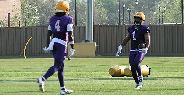 COLLEGE FOOTBALL, LSU spring practice, Photo Gallery