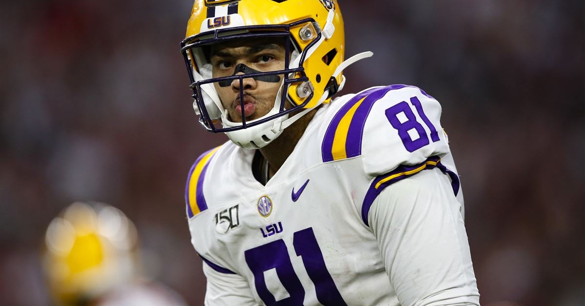 Thaddeus Moss retires from football: Ex-LSU TE, son of Randy Moss, was ...