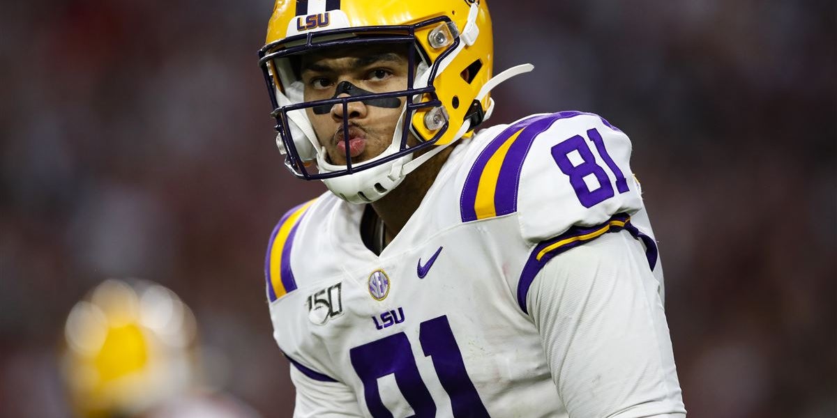 Thaddeus Moss retires from football: Ex-LSU TE, son of Randy Moss, was College Football Playoff star