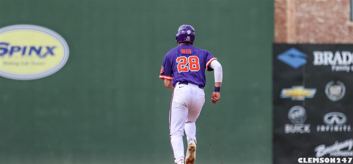 Clemson Tigers #28 Seth Beer Movie Baseball Jersey White - Top Smart Design