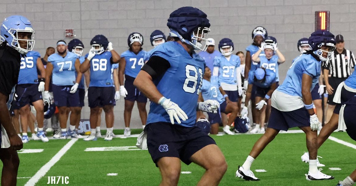 UNC Tight End John Copenhaver Ready For Brace-Free 2024 Season