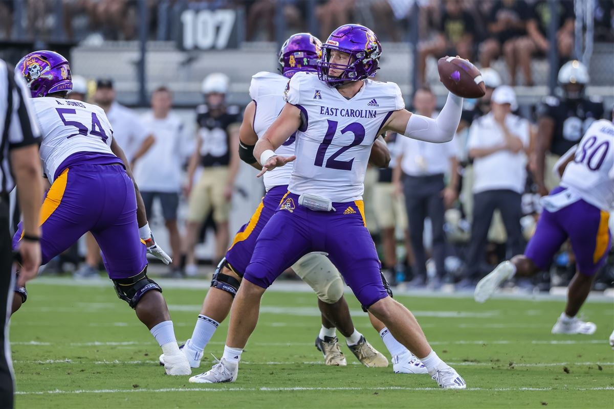 Holton Ahlers propels East Carolina to romp over UCF