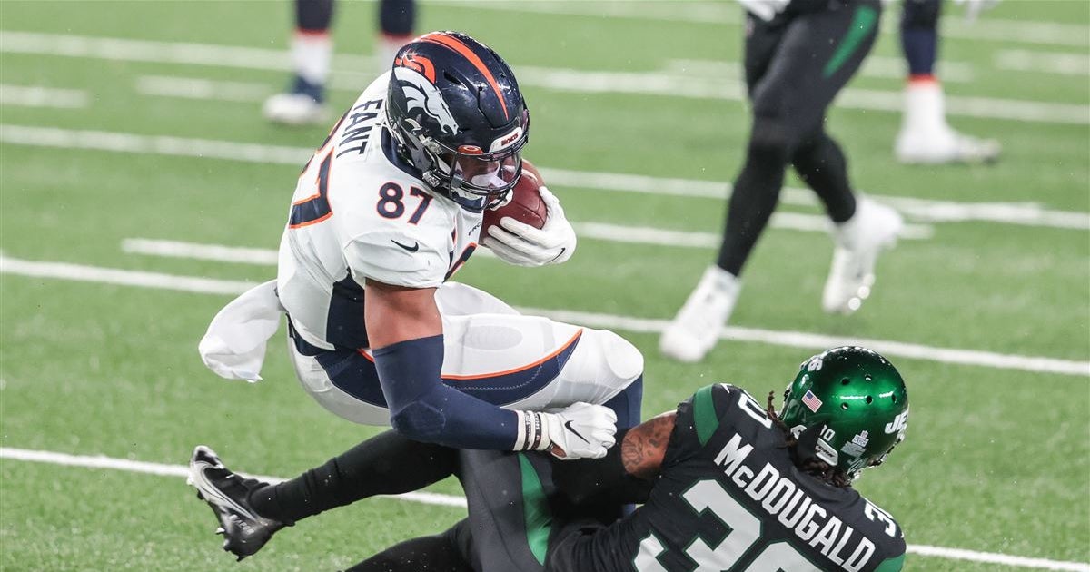 Report Noah Fant's ankle injury not believed to be serious