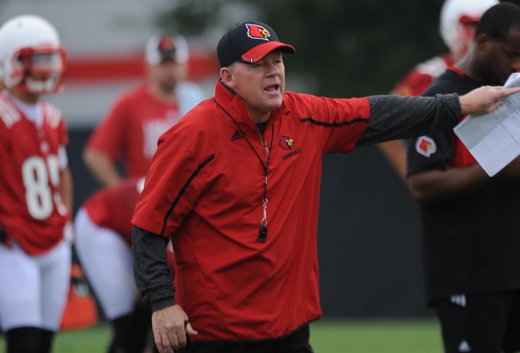 New A&M OC Bobby Petrino's version of the shallow cross (VIP)