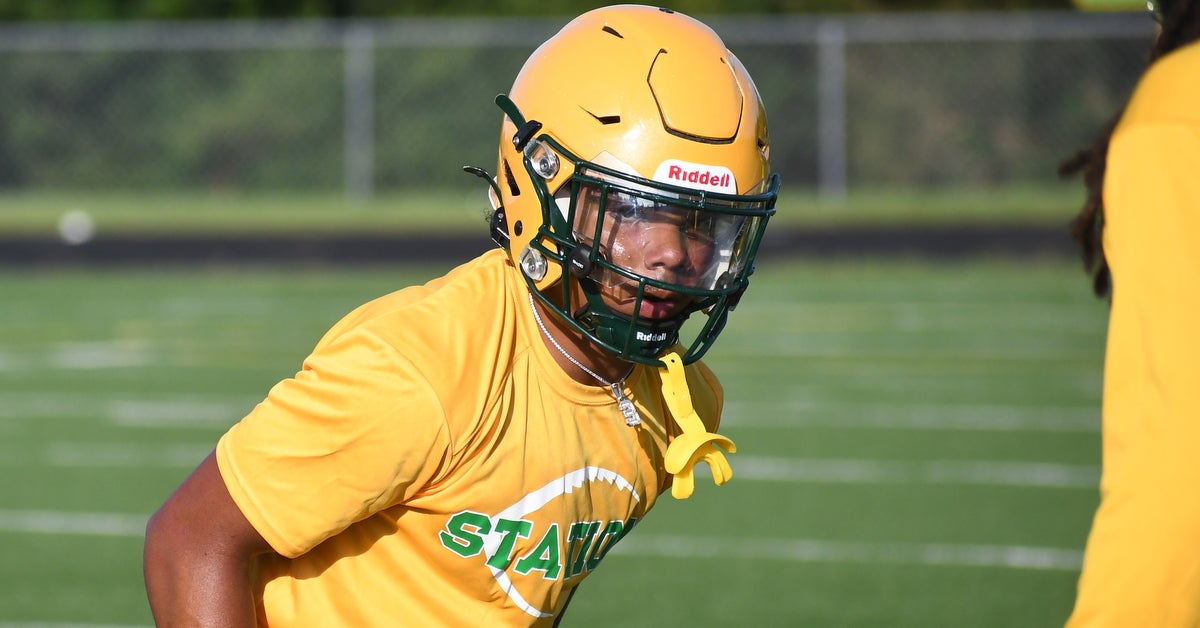 Watch/Photos: Louisville pledge Jordan Haskins showcasing leadership as Bryan Station opens camp