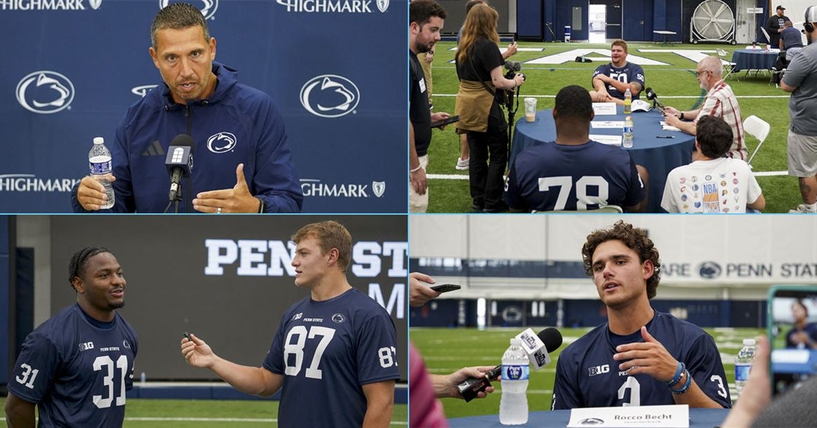 Penn State football Media Day in Holuba Hall