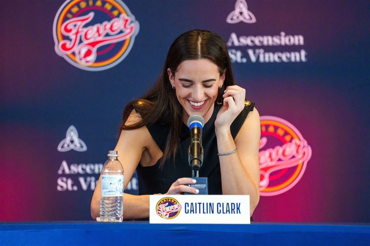 Get back to the playoffs: Caitlin Clark's sets goals for rookie season  during Indiana Fever Media Day