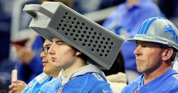 Lions offer tickets to fan who went viral for his cheese grater hat but  turned it down for a very good reason