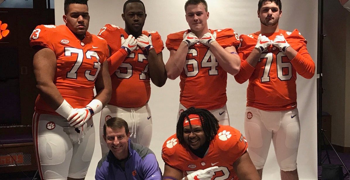 Clemson crushes OL recruiting in 2020