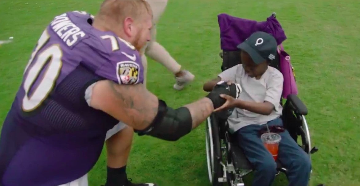 Mo Gaba Meets Ben Powers, the Raven He Drafted