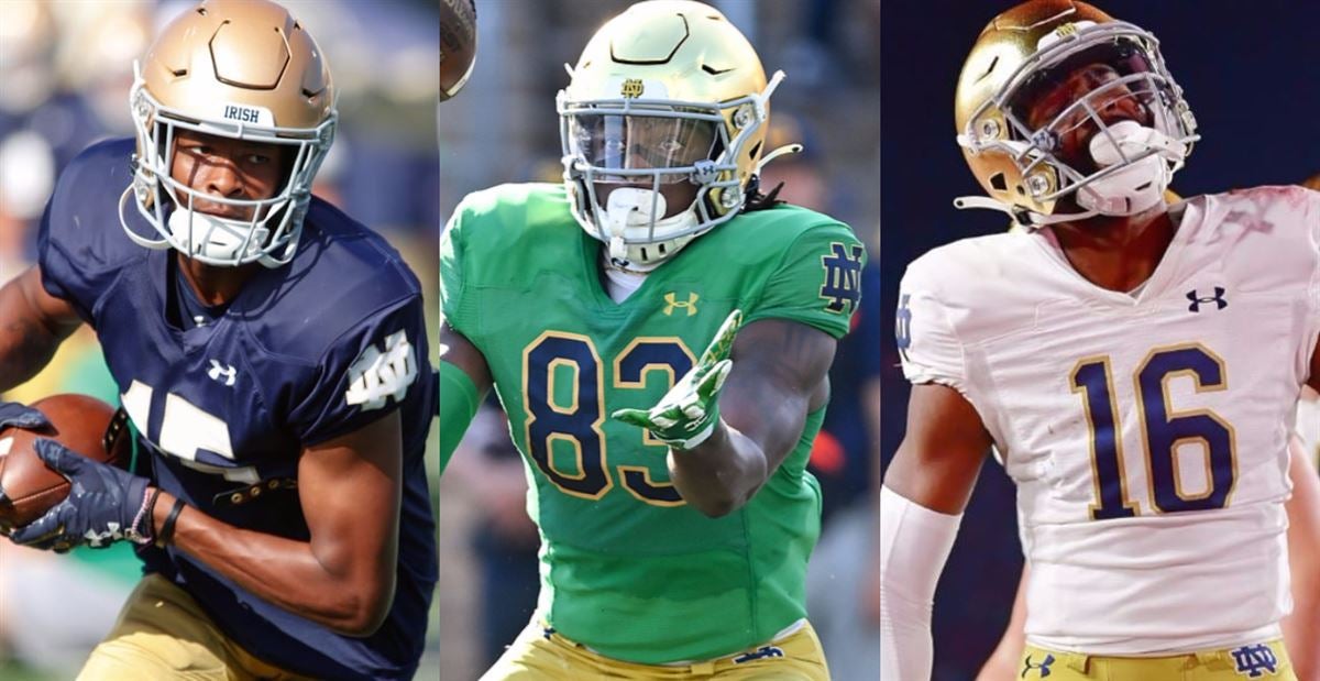 Notre Dame Football roster with frehmen jersey numbers and changes - One  Foot Down