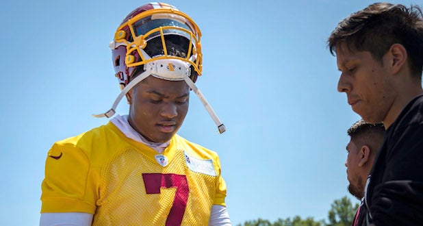 This kid is pretty special': How Dwayne Haskins impressed members of the  Bullis community on and off the field - The Athletic