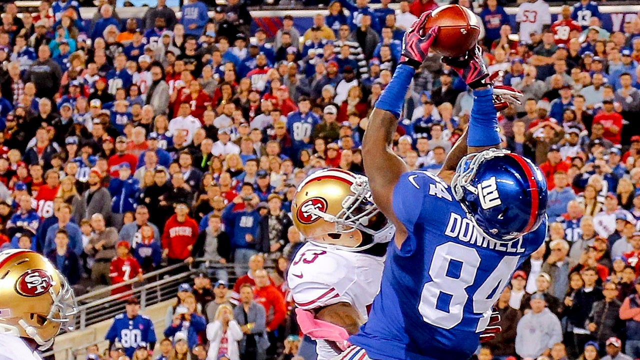 Giants' tight end Larry Donnell (84) during NFL action between the