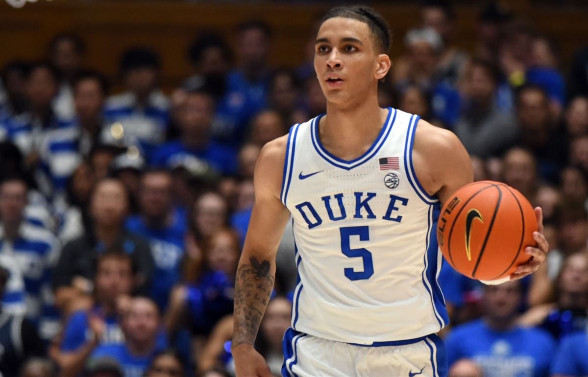 Riley Leonard, 6'4 QB for Duke, joins the men's basketball team for the  2023-24 season : r/CollegeBasketball