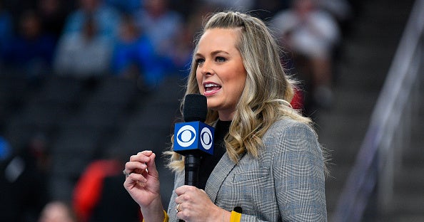 CBS reporter Jamie Erdahl reacts to filling in on broadcast