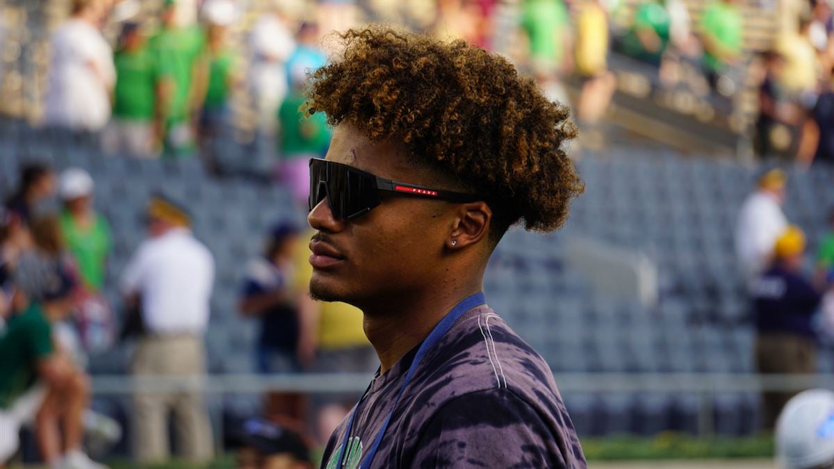 2025 WR Jerome Bettis Jr. has been crystal balled to Notre Dame! ☘️  #GoIrish _ 